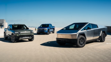 2025 Tesla Cybertruck vs. Ford F-150 Lightning, newest cars