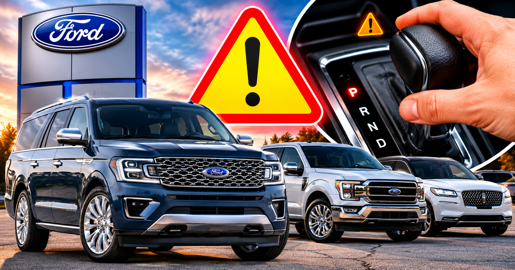 Ford and Lincoln Recall 741,195 Vehicles Over Rollaway Risk