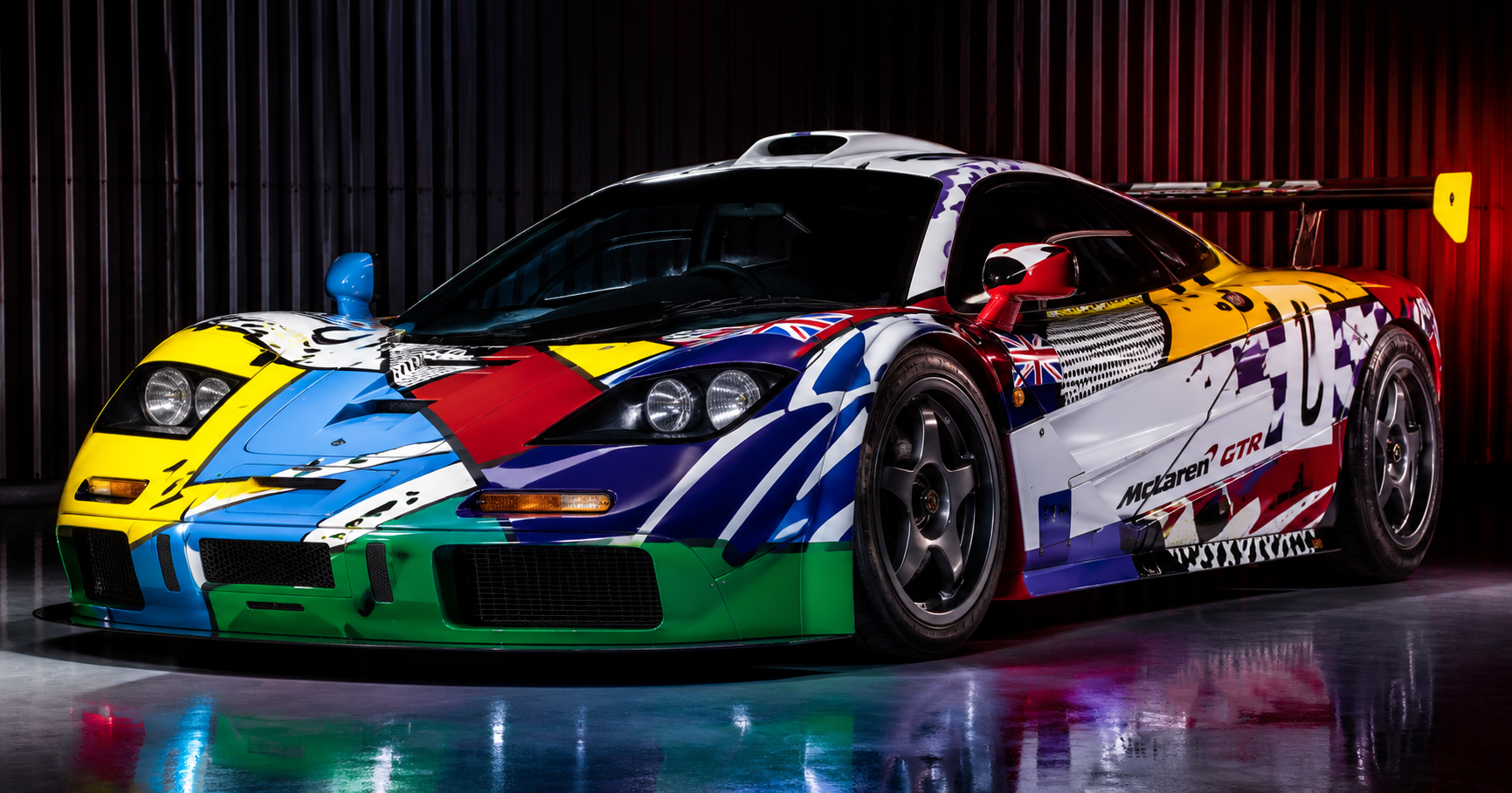 1996 McLaren F1 GTR ‘Pop Art F1’ Heads to Auction With $35M Estimate