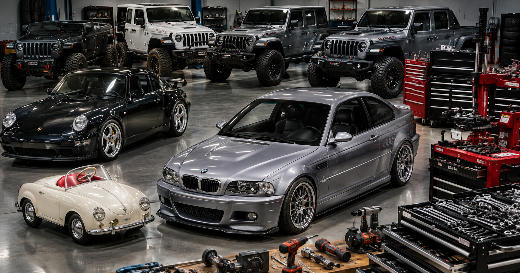 John Harrah Estate Auction Features Sports Cars, Jeeps, and Shop Equipment John Harrah Estate Auction Features Sports Cars, Jeeps, and Shop Equipment