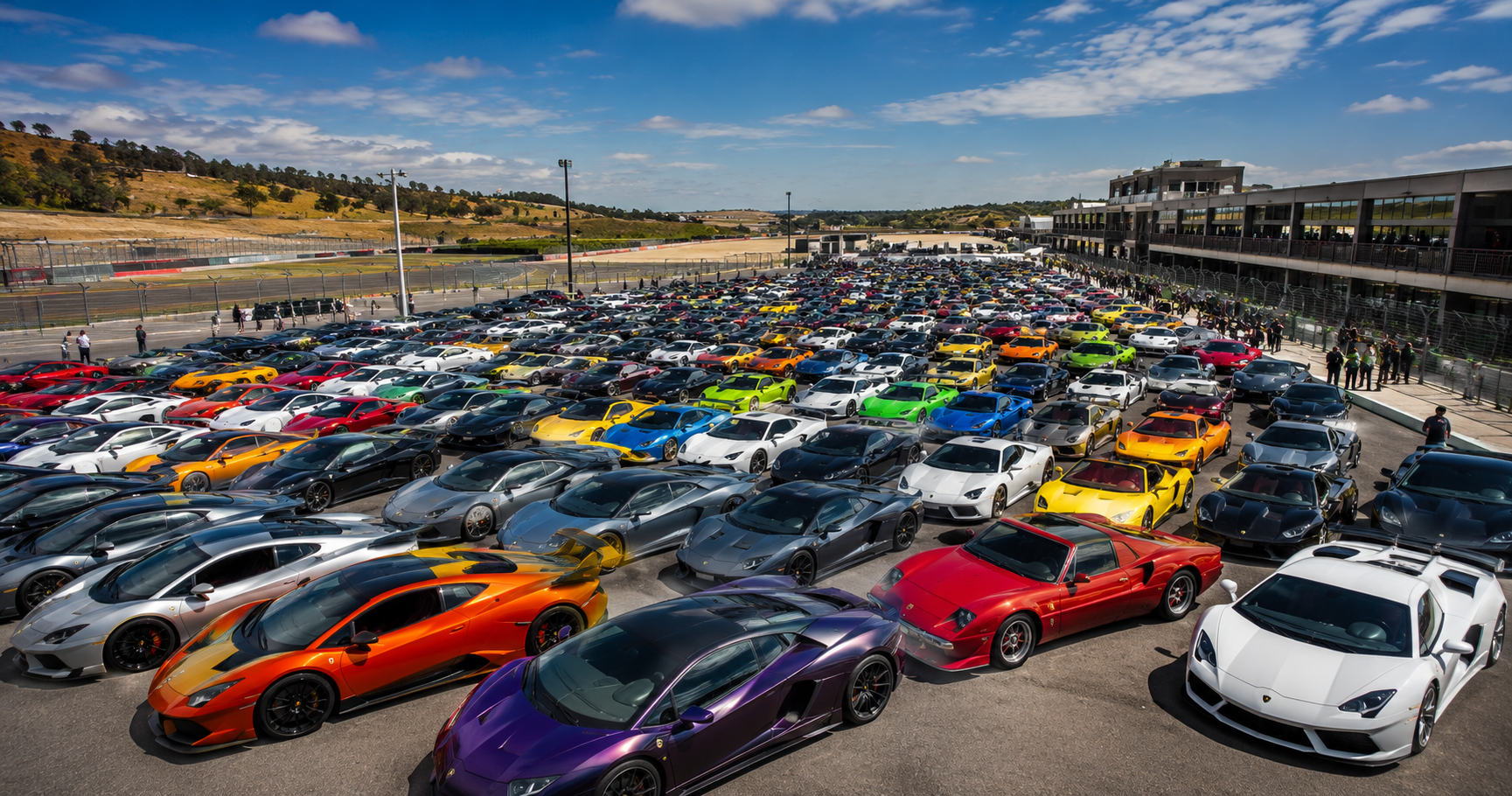 South Africa Sets Guinness World Record With 243 Supercars at Kyalami South Africa Sets Guinness World Record With 243 Supercars at Kyalami