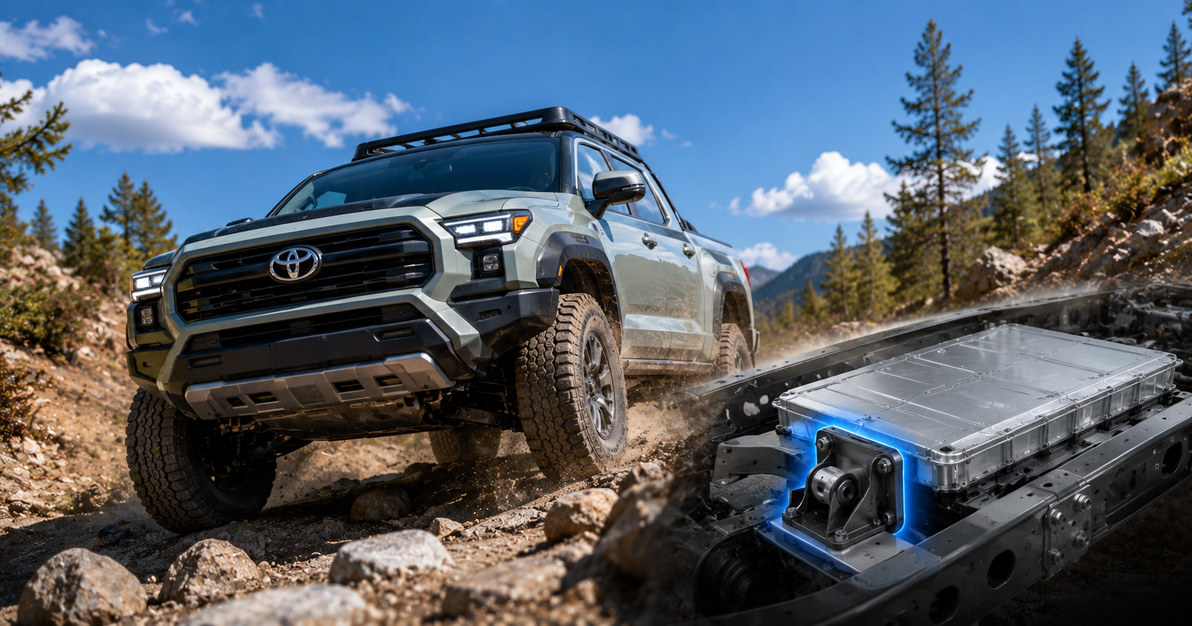 Toyota Patent Reveals New EV Battery Mount for Off-Road Trucks Toyota Patent Reveals New EV Battery Mount for Off-Road Trucks