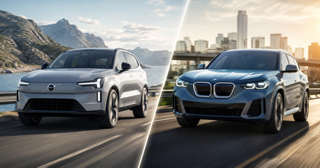 Volvo EX60 Range vs BMW iX3
