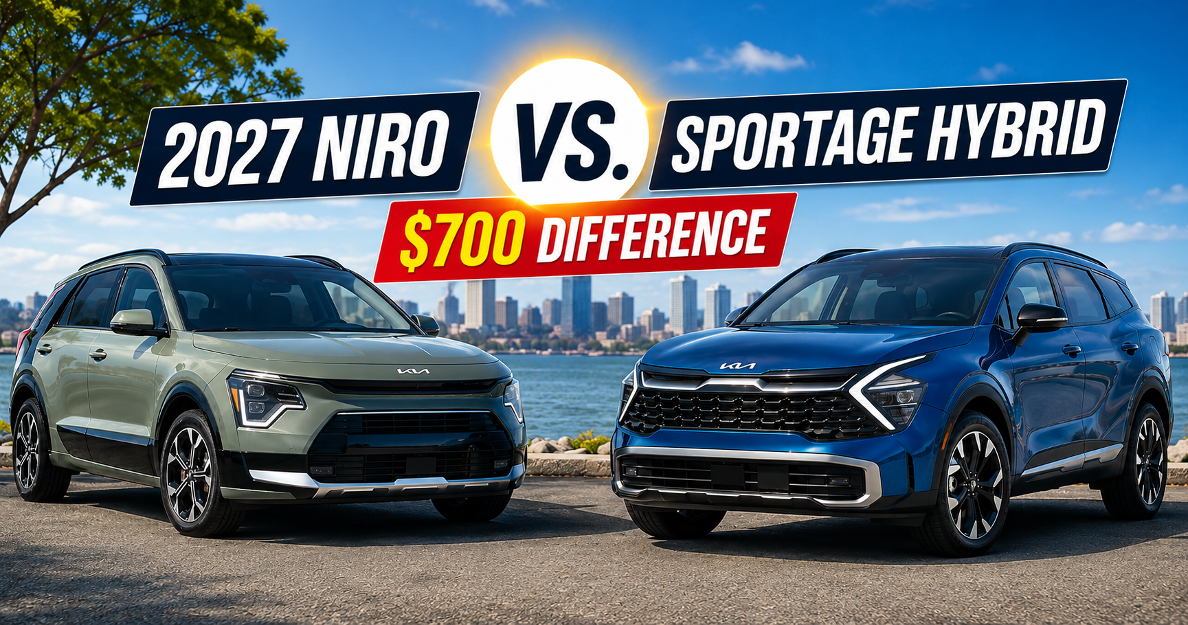 2027 Kia Niro vs. Sportage Hybrid: Is the $700 Price Difference Worth It?