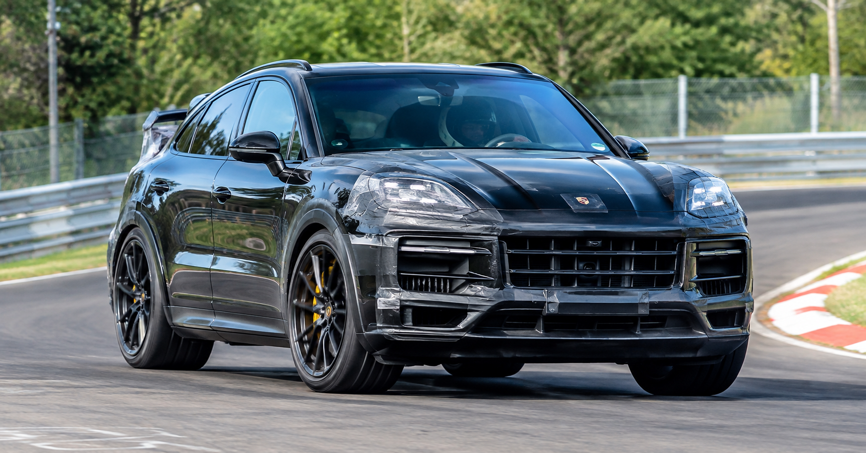 Porsche Cayenne Turbo GT Tests Possible Weissach Upgrade