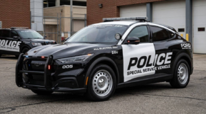 2027 Ford Mustang Mach-E SSV Brings Electric Police Support