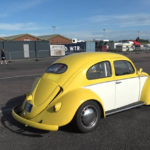 VW Beetle Drag Car Combines Toyota MR2 and Audi TT Parts